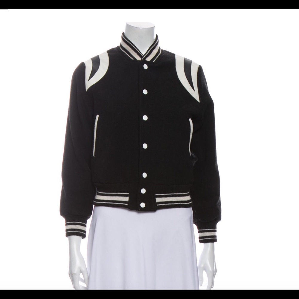 NSF Graphic Print Bomber Baseball Jacket XS